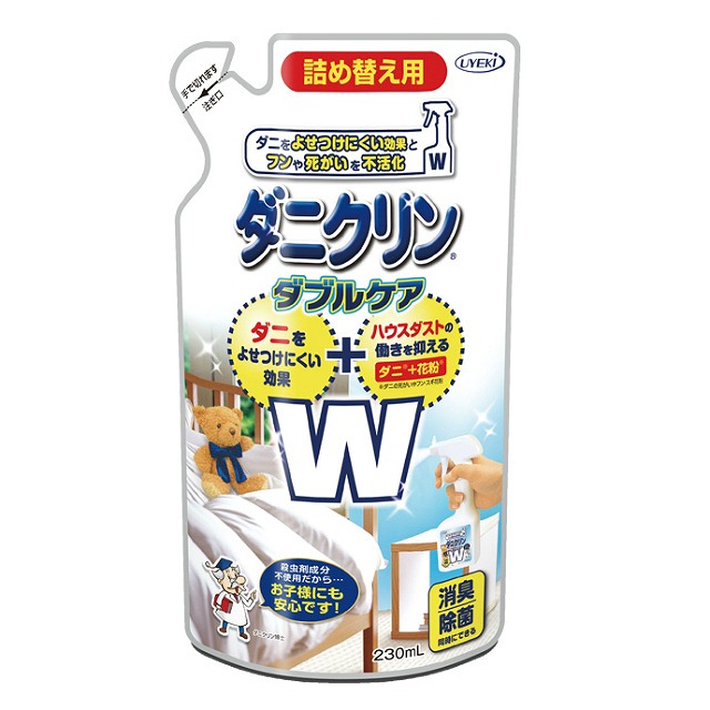 Dani Clin Spray Double Care (Refill) 230ml#ダニクリン　Wケア　230ｍｌ　(詰め替え用)